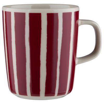 Marimekko Piccolo muki 2,5 dl, viininpunainen | Alk. 25,00 €