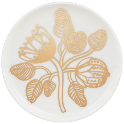 Marimekko Tiara lautanen 13,5 cm, valkoinen/kulta | Alk. 29,00 €