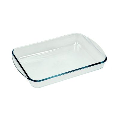 Pyrex Essentials suorakaiteen muotoinen lasinen tarjotin 40x27 cm | Alk. 19,95 €