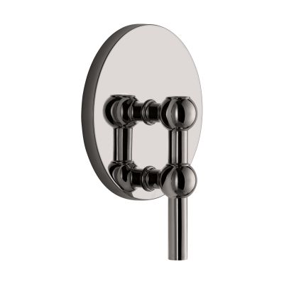 STOFF STOFF Nagel kynttilänjalka seinälle Musta kromi