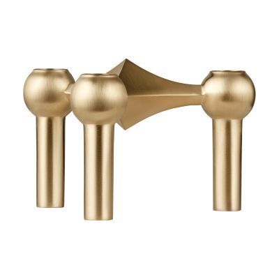 STOFF Nagel kynttilänjalka Harjattu messinki