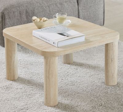 Ei brändiä Solano sohvapöytä 60x60 cm travertiini