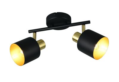 Trio Eva spottivalaisin 2-os E14 musta/kulta | Alk. 39,90 €