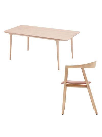 Gazzda Fawn-ruokapöytä ja muna-tuolit | Alk. 5 166,00 €