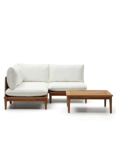 Kave Home Portitxol-ulkosohvasetti pöydällä | Alk. 2 367,00 €