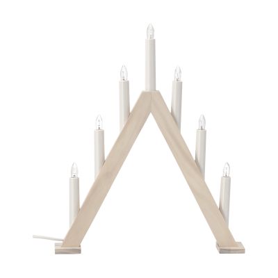 Scandi Living Nord adventtikynttelikkö 40 cm Valkolakattu | Alk. 78,45 €