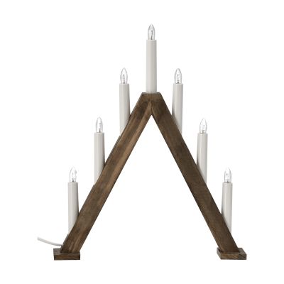 Scandi Living Nord adventtikynttelikkö 40 cm Tummaksi petsattu | Alk. 78,45 €