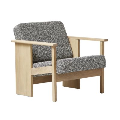 Form & Refine Block-lounge-tuoli Valkoinen tammi Zero 0004 | Alk. 1 849,00 €