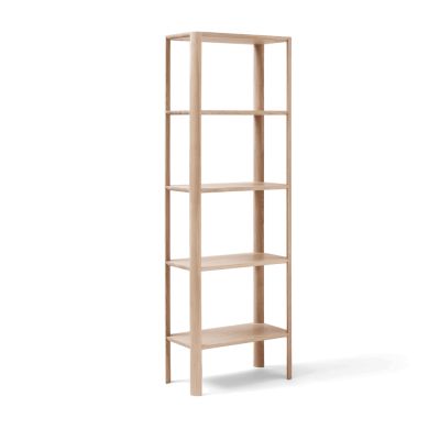 Form & Refine Leaf hylly 5 hyllytasoa 55x162 cm Valkoinen tammi | Alk. 937,00 €