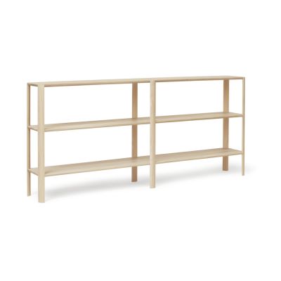 Form & Refine Leaf hylly 3 hyllytasoa 92x200 cm Valkoinen tammi | Alk. 1 094,00 €
