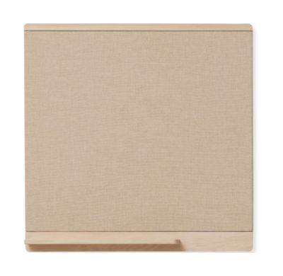 Form & Refine Rim ilmoitustaulu 75x75 cm Valkoinen tammi