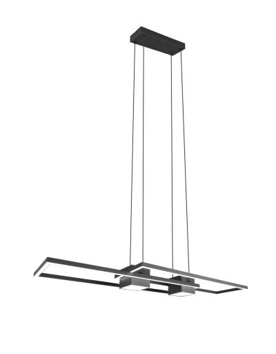 Trio Albany LED riippuvalaisin mattamusta | Alk. 205,00 €