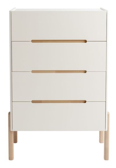 Kiteen Lennu lipasto 80x36x120 cm valkoinen