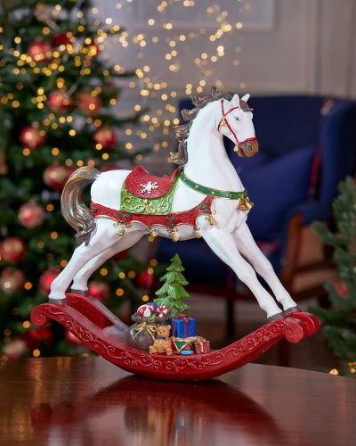 Newport Nial joulukoriste keinuhevonen