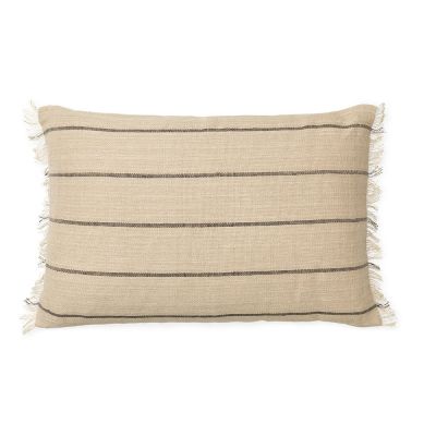 Ferm Living, Calm Tyynyliina 60x40- Camel/Black | Alk. 56,00 €