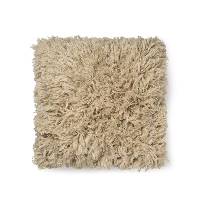 Ferm Living, Käsinkudottu Tyynynpäällinen Meadow High Pile Light Sand | Alk. 125,00 €