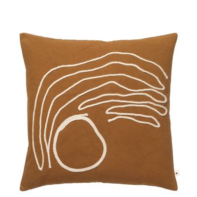 Ferm Living, Jot Tyynyliina 50x50 - Aged Gold | Alk. 69,00 €