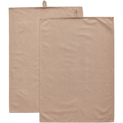 Decotique Sienna keittiöpyyhe pellavaa 70 × 50 cm 2-pakkaus, taupe | Alk. 20,00 €
