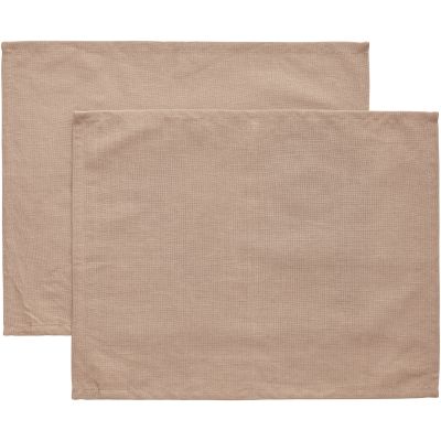Decotique Sienna pöytätabletti 45 × 35 cm 2-pakkaus, taupe | Alk. 15,00 €