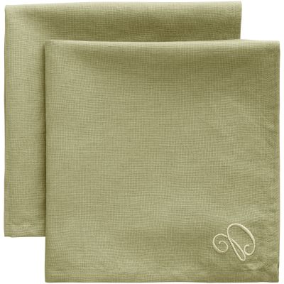 Decotique Sienna Pellavalautasliina Vihreä 45x45cm 2kpl | Alk. 13,00 €
