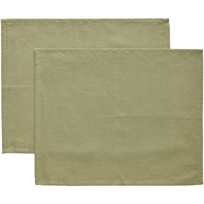 Decotique Sienna pöytätabletti 45 × 35 cm 2-pakkaus, vihreä | Alk. 15,00 €