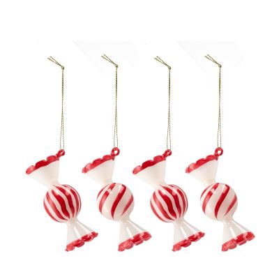 Scandi Living Jolly joulukuusenkoriste 4-pakkaus Punainen | Alk. 14,79 €