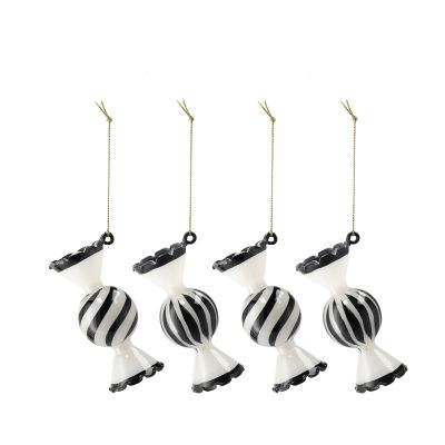 Scandi Living Jolly joulukuusenkoriste 4-pakkaus Valkoinen | Alk. 14,79 €