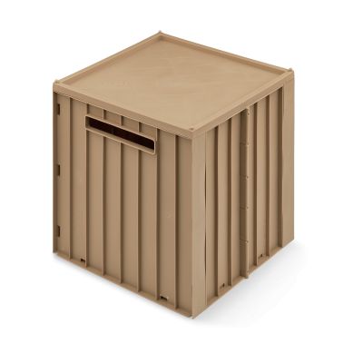 Liewood Elijah säilytyslaatikko kannella 31x31 cm Kaura