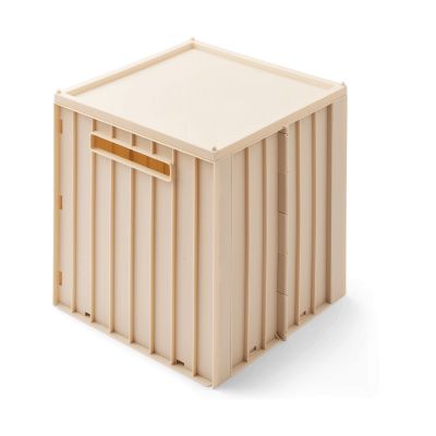 Liewood Elijah säilytyslaatikko kannella 31x31 cm Hiekkainen