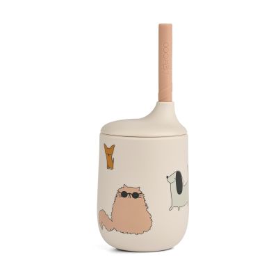 Liewood Ellis printed nokkamuki pillillä 23 cl. Cats and Dogs-Sandy | Alk. 15,00 €