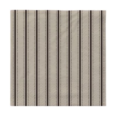 Broste Copenhagen Dolly lautasliinat 33x33 cm 20 kpl Musta off white | Alk. 4,90 €
