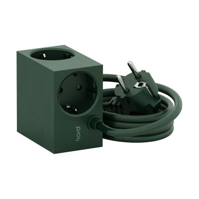 Kord Cuboid haaroituspistorasia 2 m Dark Green