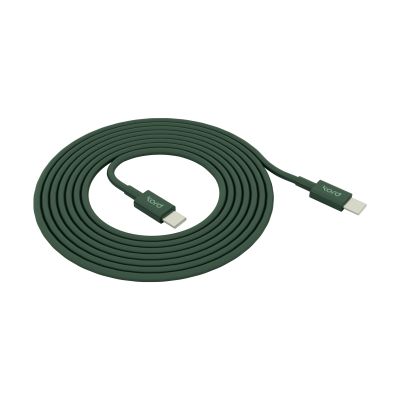Kord Kord USB-C - USB-C latauskaapeliin 1,8 m Dark Green