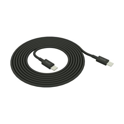 Kord Kord USB-C - USB-C latauskaapeliin 1,8 m Black