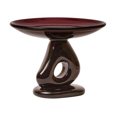Ferm Living Damo glass centerpiece -lautanen Ø30 cm Dark grape | Alk. 299,00 €