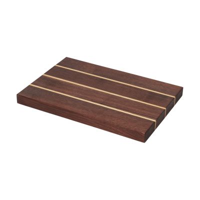 Ferm Living Stribe leikkuulauta fine 25x36 cm Walnut-ash | Alk. 139,00 €