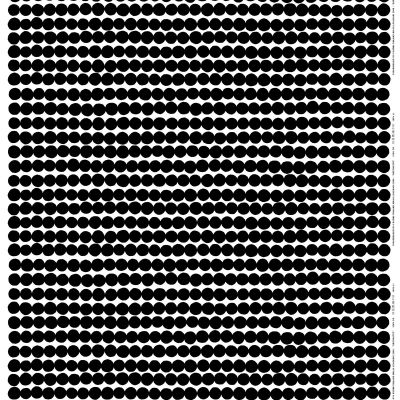 Marimekko Räsymatto kangas musta-valkoinen | Alk. 41,60 €