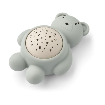 Liewood Manuel bear yöpöydän lamppu projektorilla ja äänellä Dove blue | Alk. 50,00 €