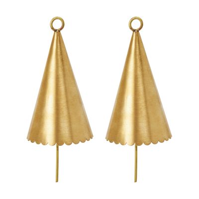 Ferm Living Cone bell koriste-riipus 2-pack Messinki | Alk. 39,00 €
