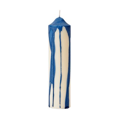 Ferm Living Dryp kynttilä Deep Blue, 20 cm | Alk. 15,00 €