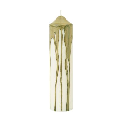 Ferm Living Dryp kynttilä Oliivinvihreä, 20 cm | Alk. 15,00 €