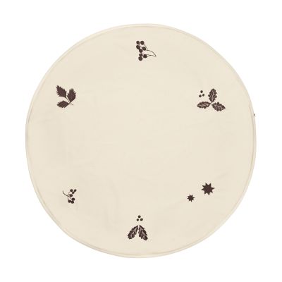 Ferm Living Oak christmas tree blanket joulukuusenmatto Ø120 cm Natural