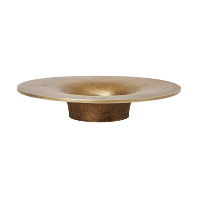 Ferm Living Soothe block kynttilänjalka Ø16 cm Messinkipinta | Alk. 25,00 €