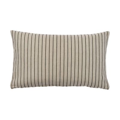Broste Copenhagen Karen-tyynynpäällinen Vaaleabeige-musta, 30x50 cm | Alk. 28,00 €