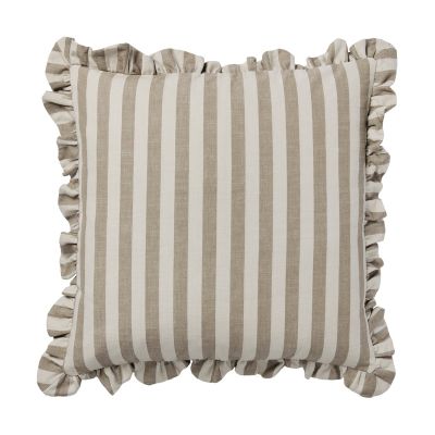 Broste Copenhagen Ina tyynynpäällinen Ruskea kelp-castle beige, 50x50 cm