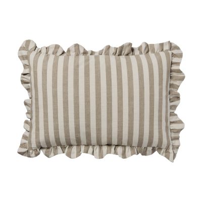 Broste Copenhagen Ina tyynynpäällinen Ruskea kelp-castle beige, 40x60 cm