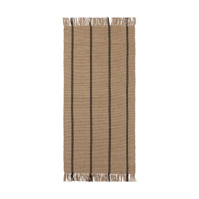 Broste Copenhagen Yuki käytävämatto Black-natural, 70x140 cm | Alk. 79,00 €