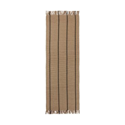 Broste Copenhagen Yuki käytävämatto Musta natural, 70x200 cm | Alk. 115,00 €