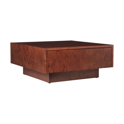 Ferm Living Burl storage sohvapöytä 70x70 cm Dark stained burl | Alk. 999,00 €