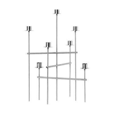 Ferm Living Elysia kynttilänjalka Brushed stainless steel | Alk. 115,00 €